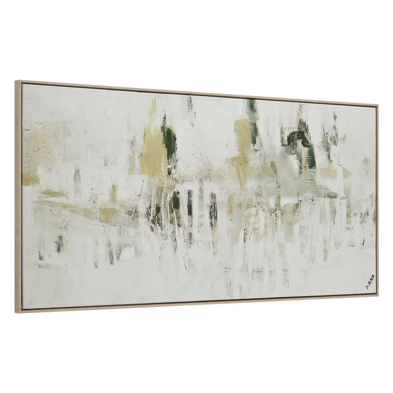 Toile 60 x 30 po avec un cadre brun clair - Oriel
