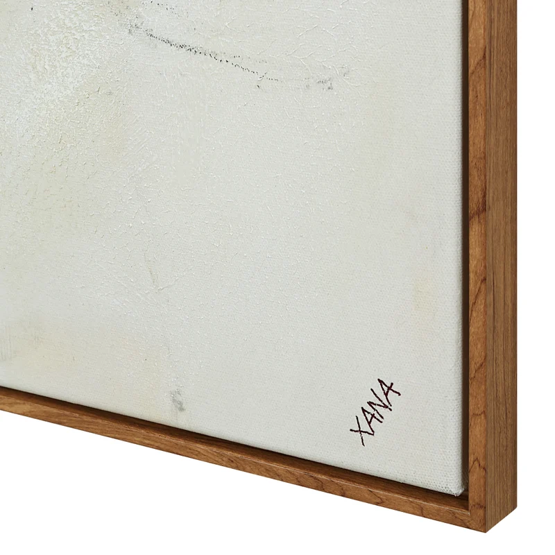 Toile 40 x 50 po avec un cadre en bois - Kona