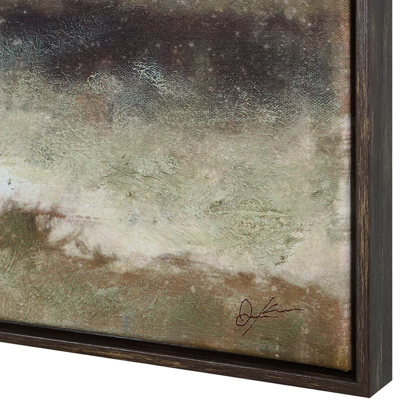 Toile 55 x 30 po avec un cadre gris - Dulcedo