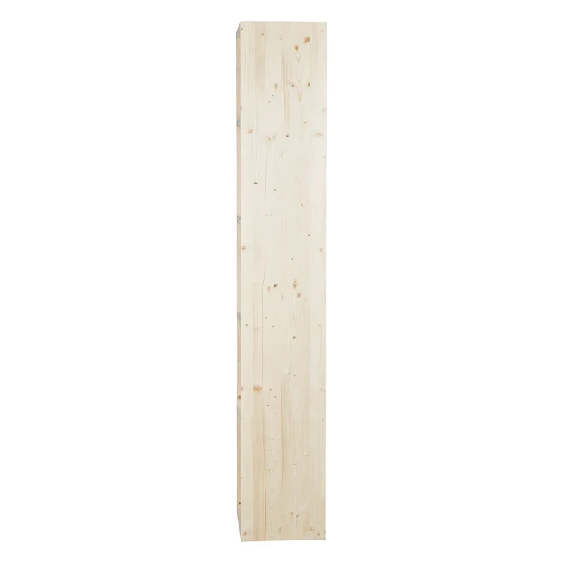 Cube de rangement pin brut 5 niches