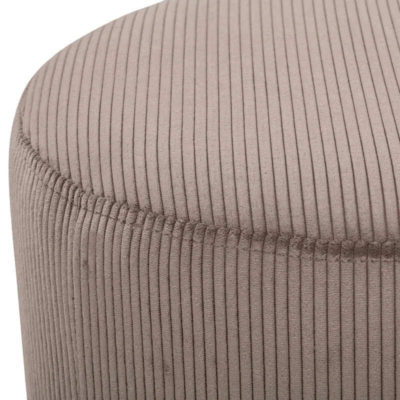 Pouf en velours côtelé - Lume