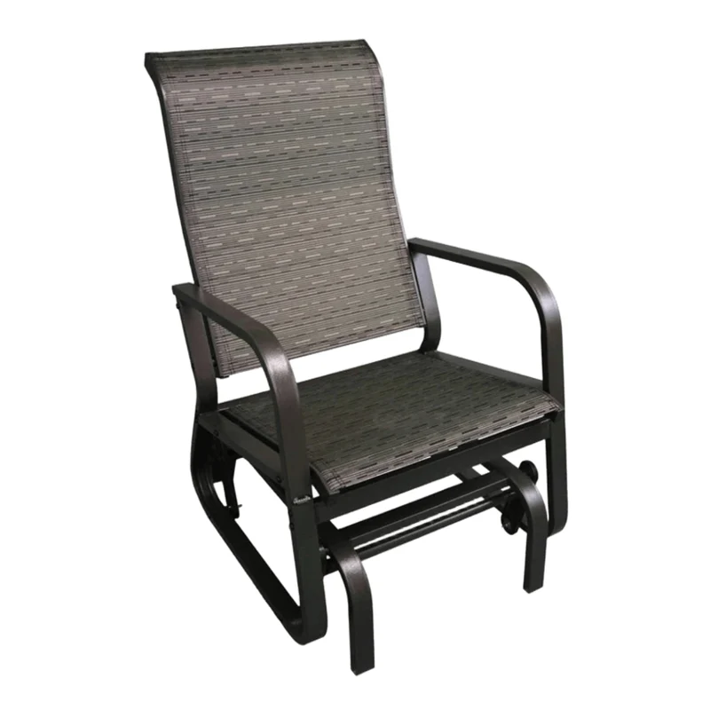 Chaise berçante ergonomique en tissu avec une structure en aluminium - Versas