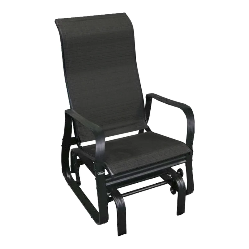 Chaise berçante en tissu avec une structure en aluminium - St-Laurent