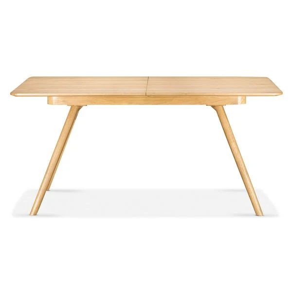 Table repas 200cm allonge intégrée chêne naturel