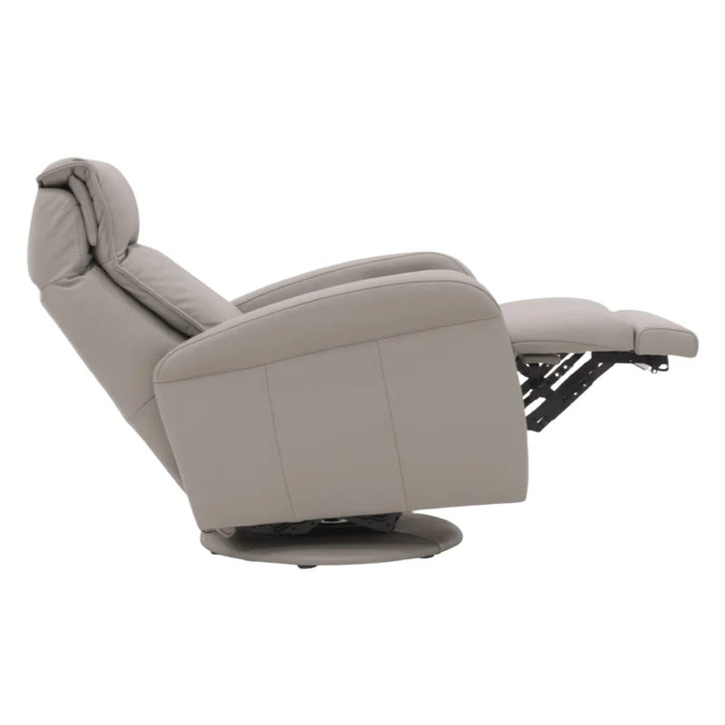 Fauteuil berçant, pivotant et inclinable motorisé en cuir - Florence F-17