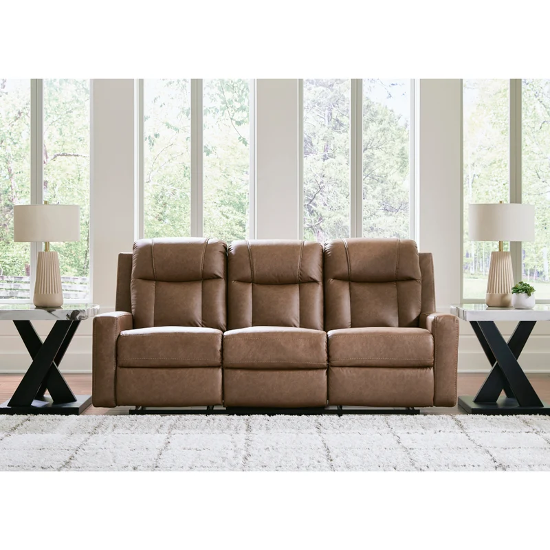 Sofa inclinable aspect cuir - Mackmenville