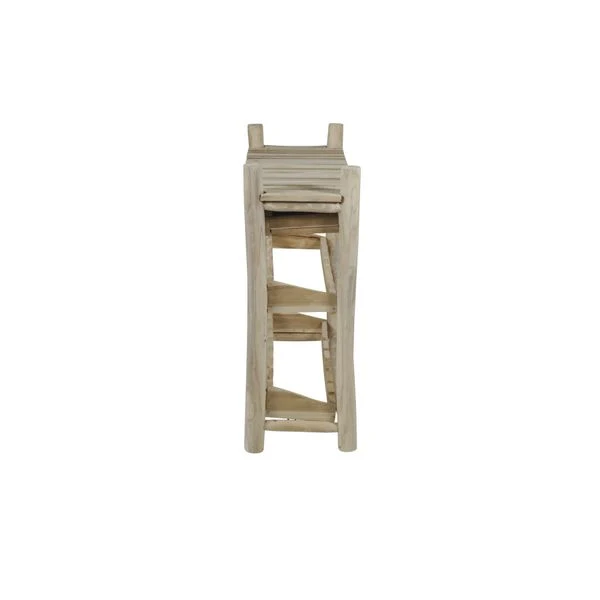 Porte-bouteilles style chalet en teck Noldor