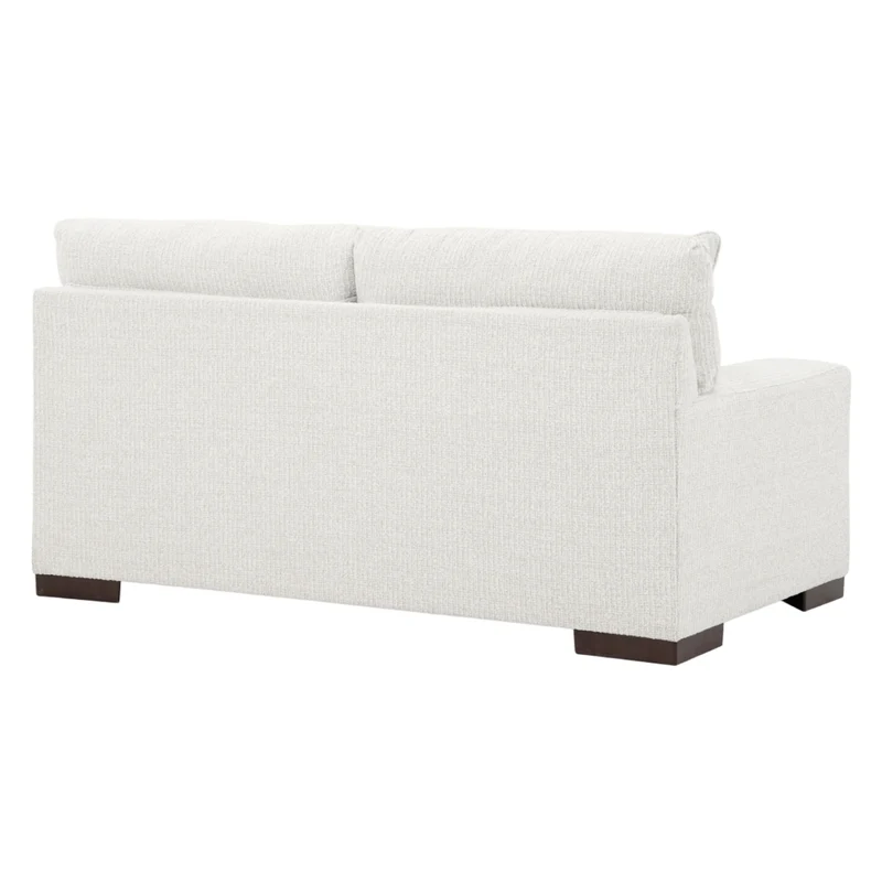 Causeuse en tissu Next-Gen Nuvella blanc avec coussins - Bethley