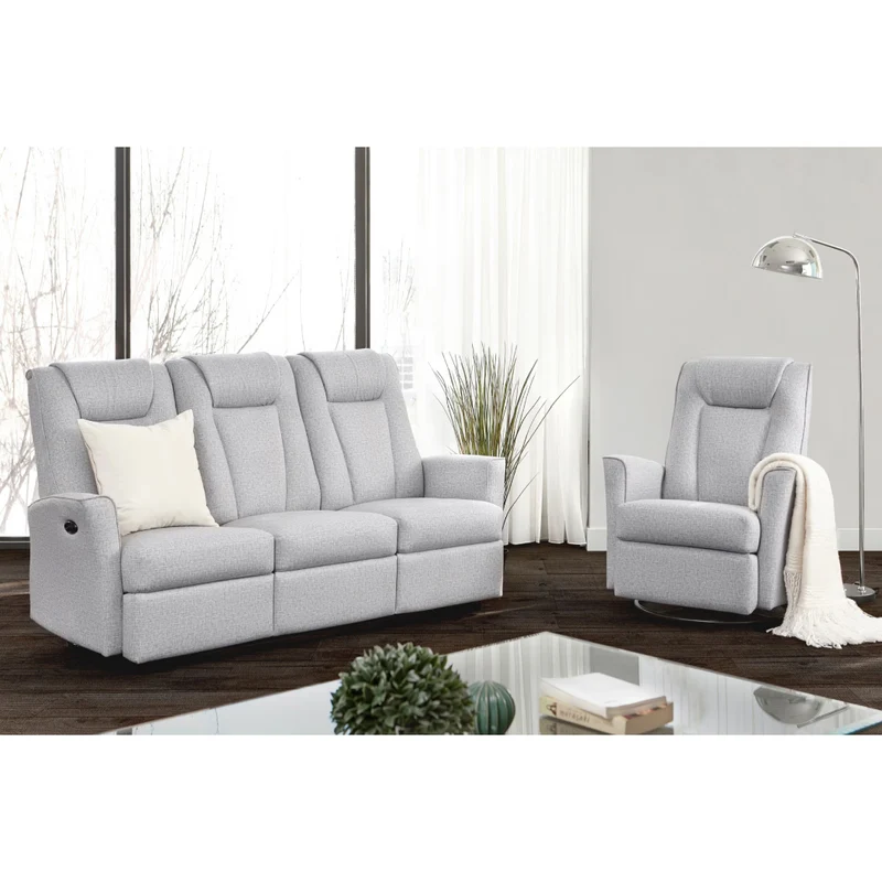 Fauteuil inclinable en tissu - Langdon
