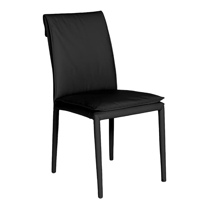 Chaise de salle à manger en cuir - Naomi