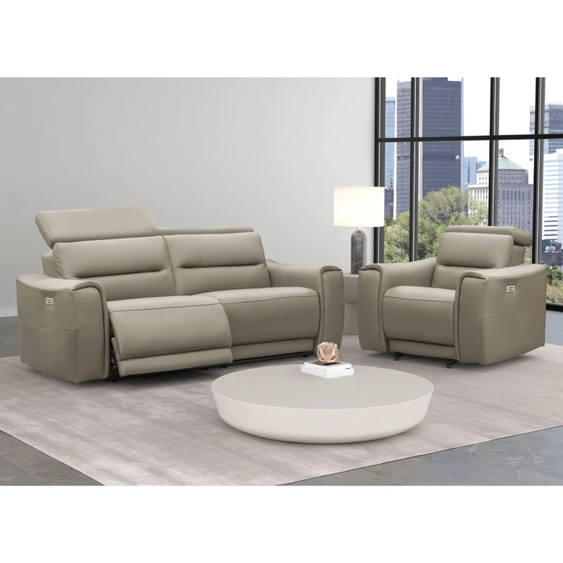 Sofa condo inclinable motorisé en tissu - Harlow