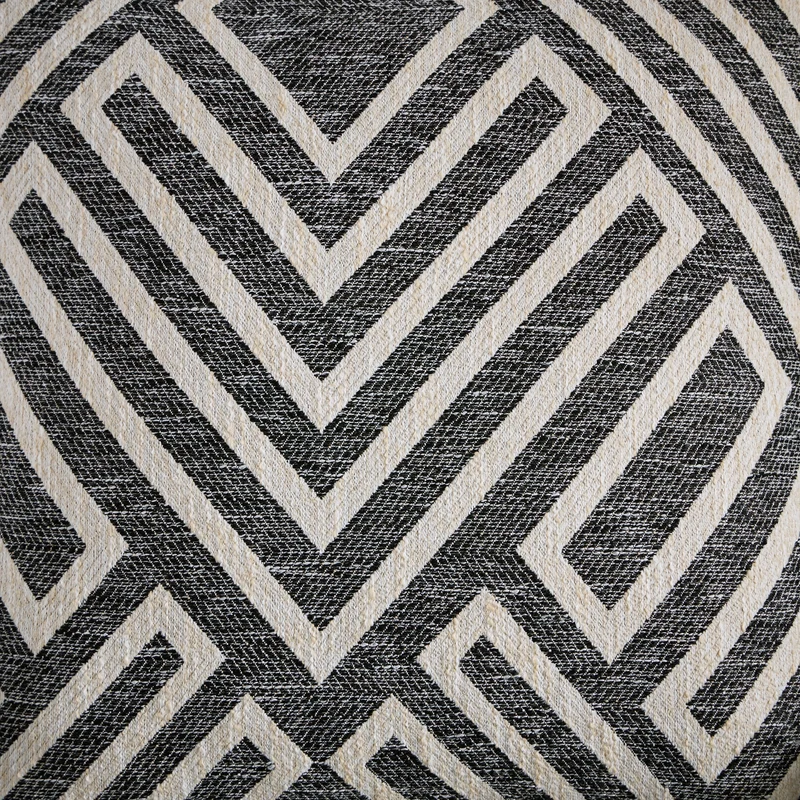 Sectionnel 3 pièces en tissu gris pâle avec chaise longue & coussins - Koralynn