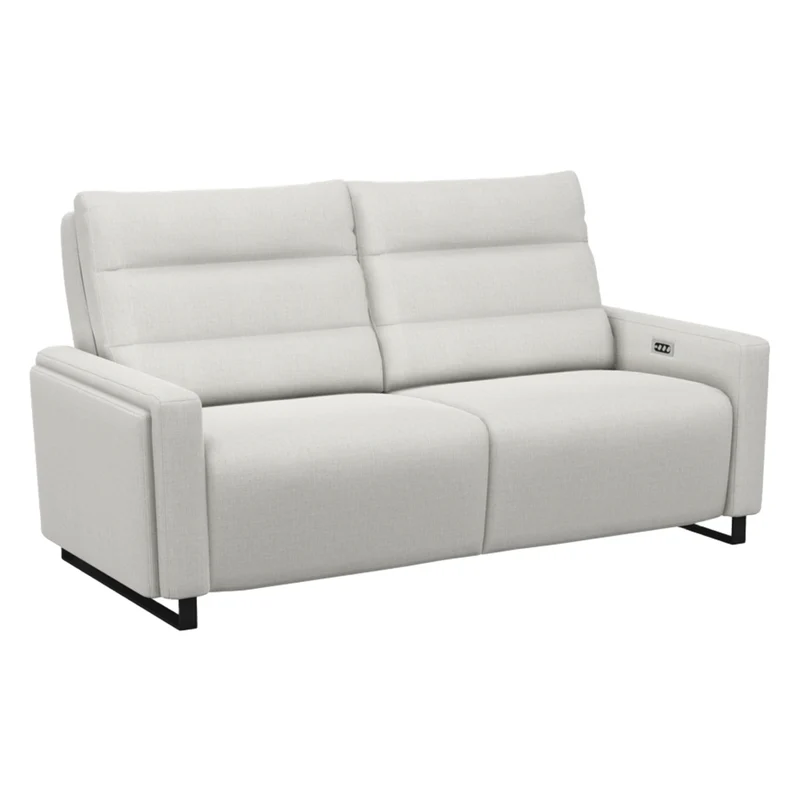 Sofa condo inclinable motorisé en tissu - Flavie
