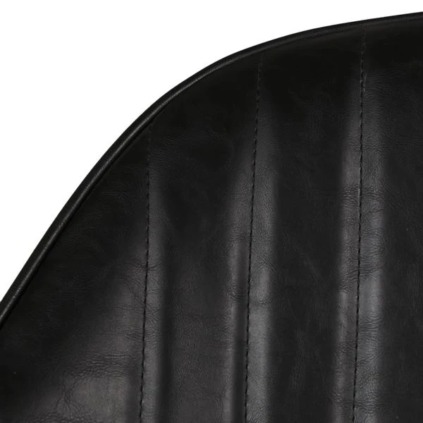 Fauteuil PU noir