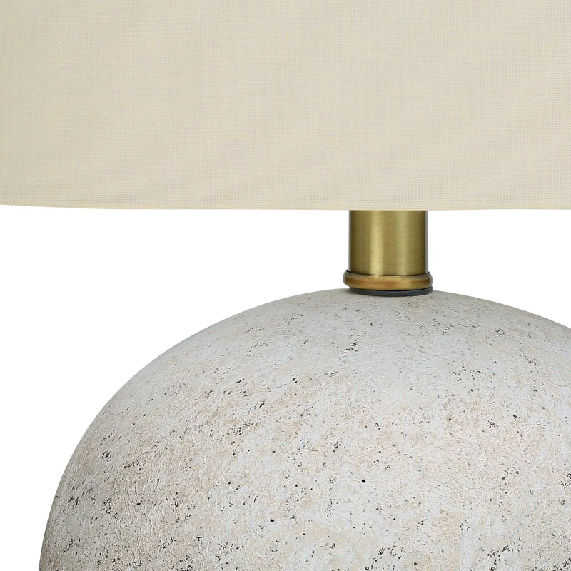 Lampe de table en béton texturé 20 po - I 9717-9718