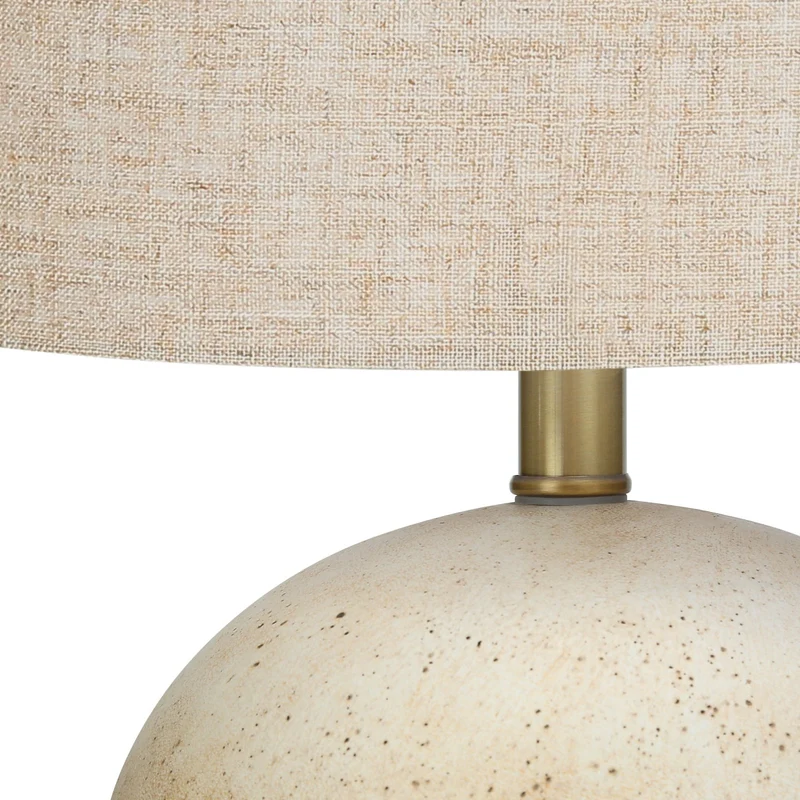 Lampe de table en béton texturé 20 po - I 9717-9718