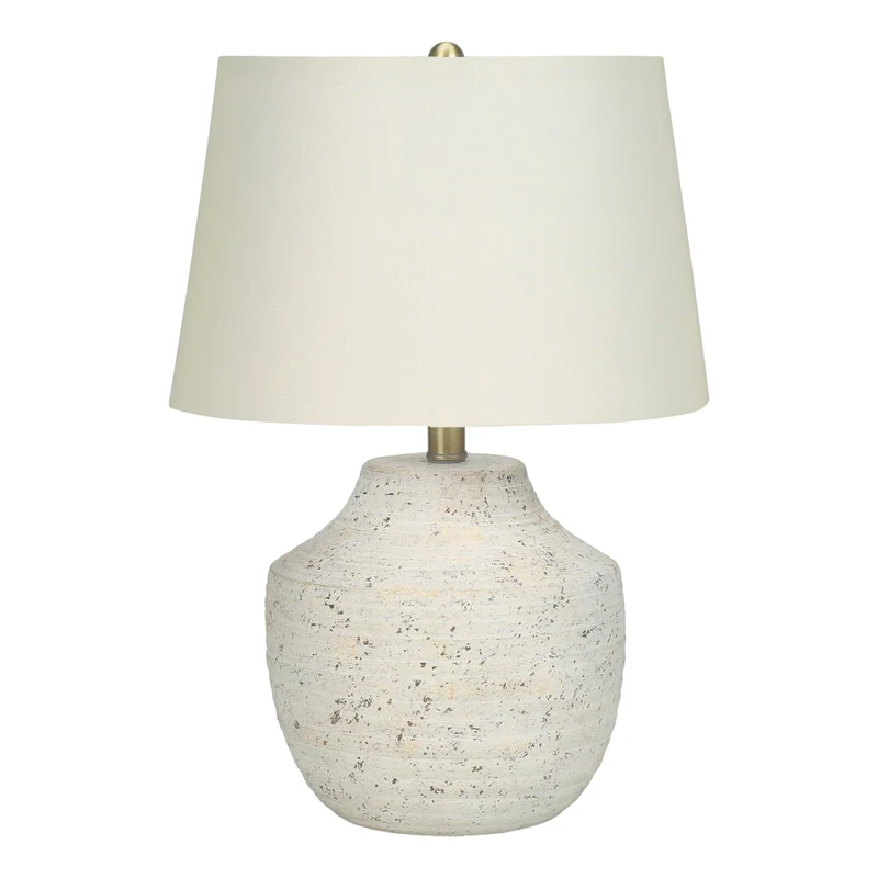 Lampe de table en béton texturé 20 po - I 9729-9730