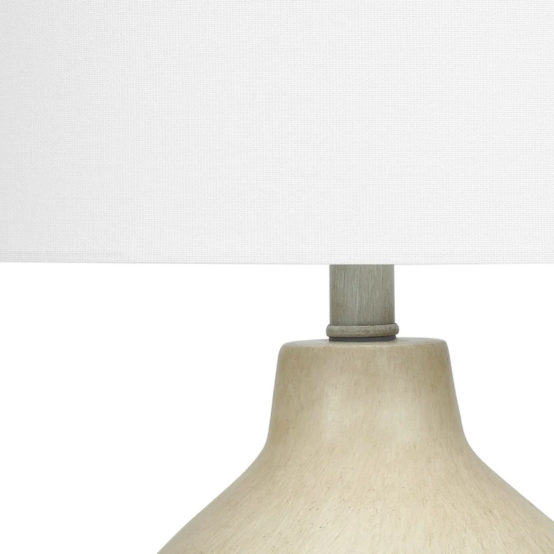 Lampe de table en béton lisse 24 po - I 9701-9702-9703
