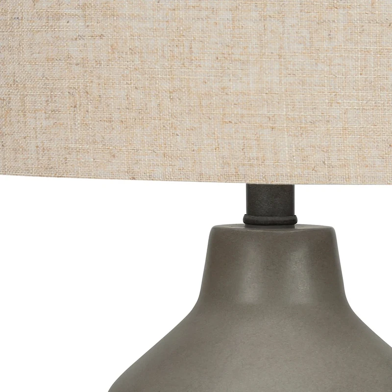 Lampe de table en béton lisse 24 po - I 9701-9702-9703