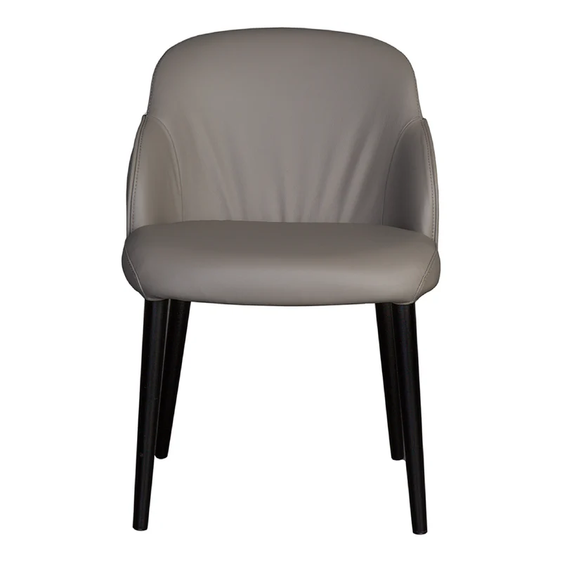Chaise de salle à manger en cuir - Nancy