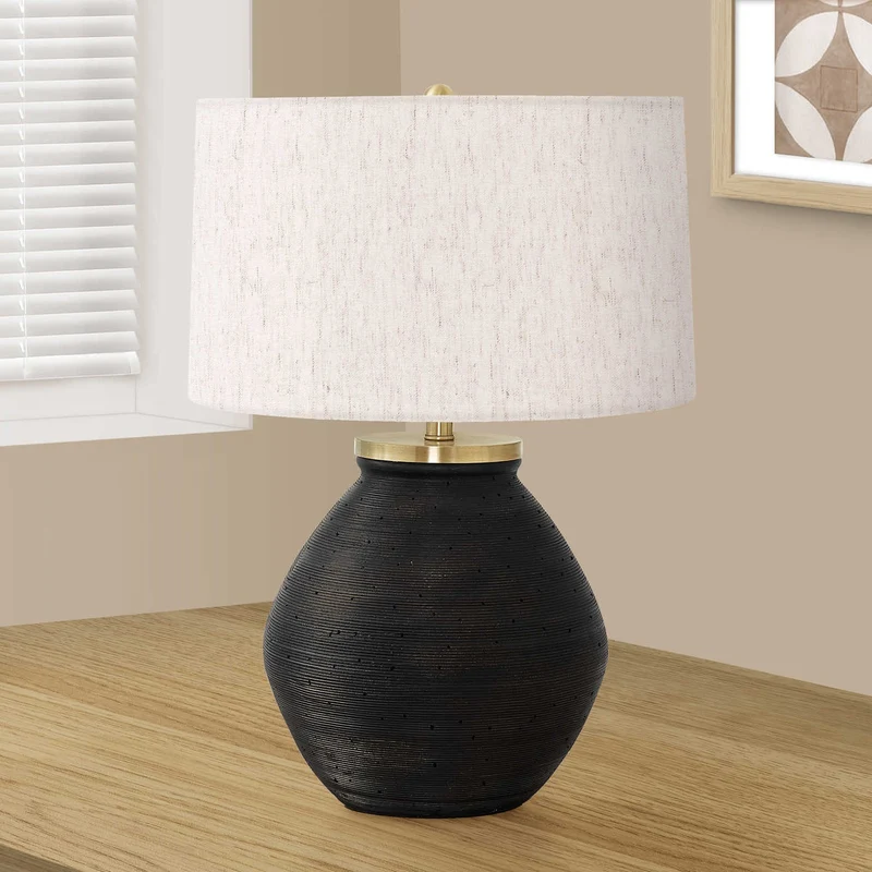 Lampe de table en béton texturé 25 po - I 9714-9715