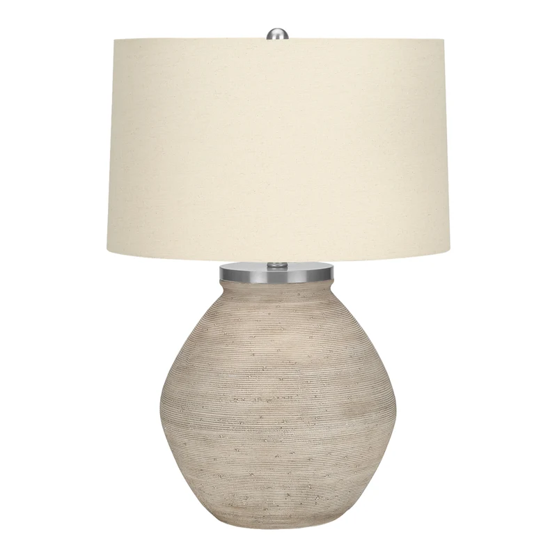 Lampe de table en béton texturé 25 po - I 9714-9715