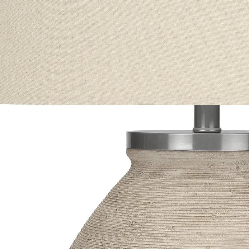 Lampe de table en béton texturé 25 po - I 9714-9715