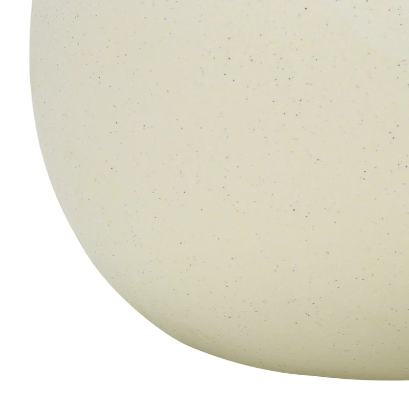 Lampe de table en céramique crème texturée 18 po - I 9630