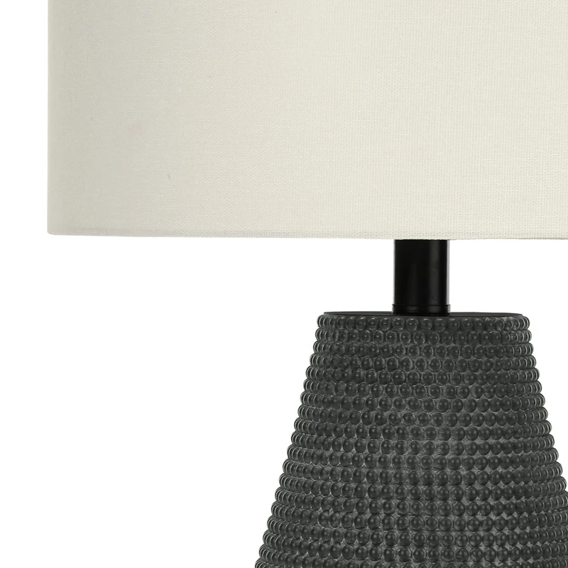 Lampe de table en résine texturée 24 po - I 9654-9655