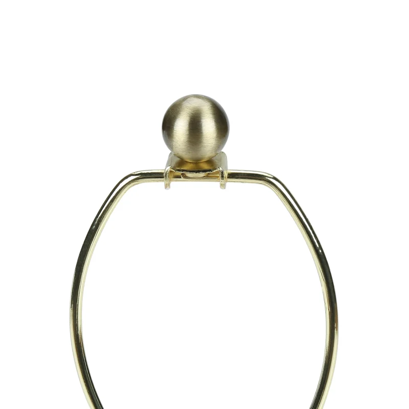 Lampe de table en béton crème texturé 22 po - I 9732