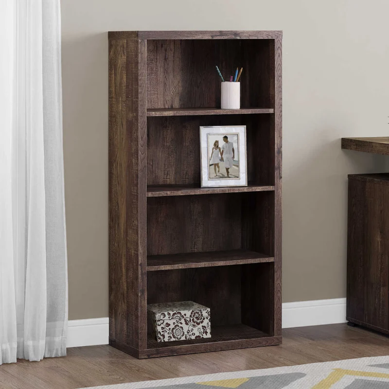 Étagère en MDF/stratifié avec 4 tablettes - I 7404-7405-7406-7407-7059-7060