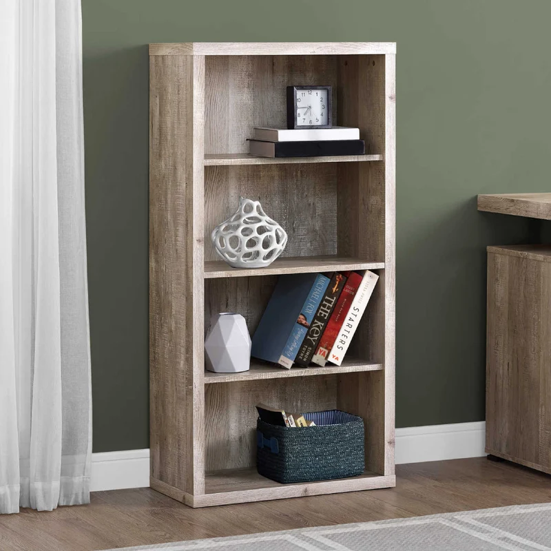 Étagère en MDF/stratifié avec 4 tablettes - I 7404-7405-7406-7407-7059-7060