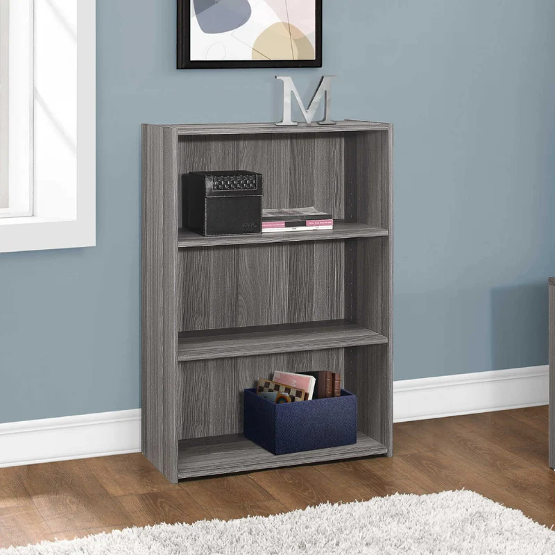 Étagère en MDF/stratifié avec 3 tablettes - I 7476-7478