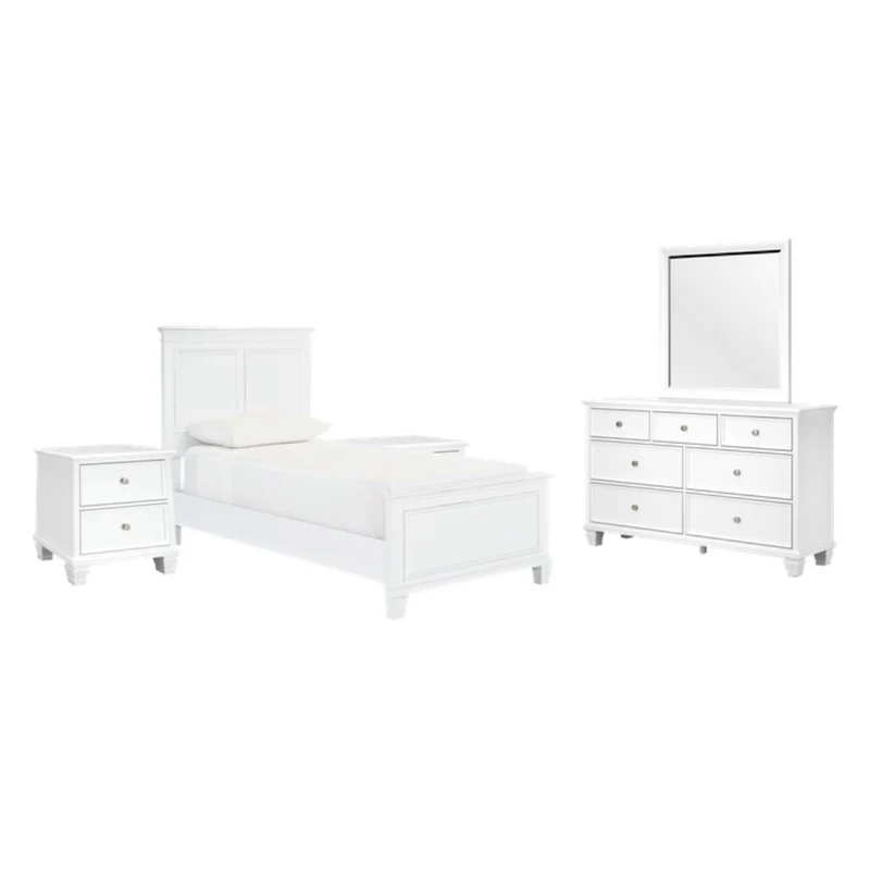 Mobilier de chambre à coucher 5 pièces Simple / Double / Grand / Très grand - Fortman