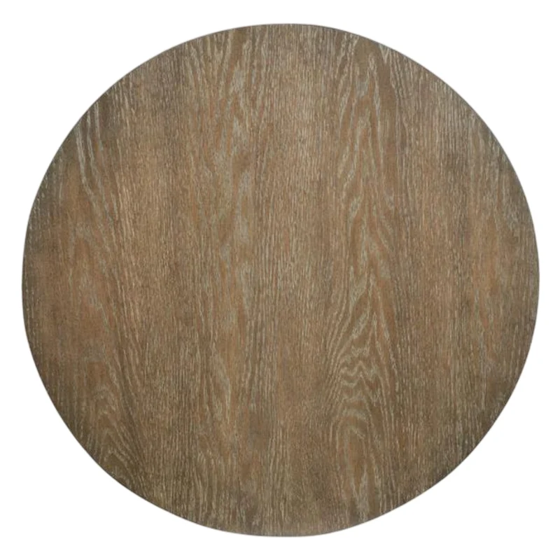 Table de bout en bois/placage de chêne brun grisâtre avec 1 tiroir - Bosley