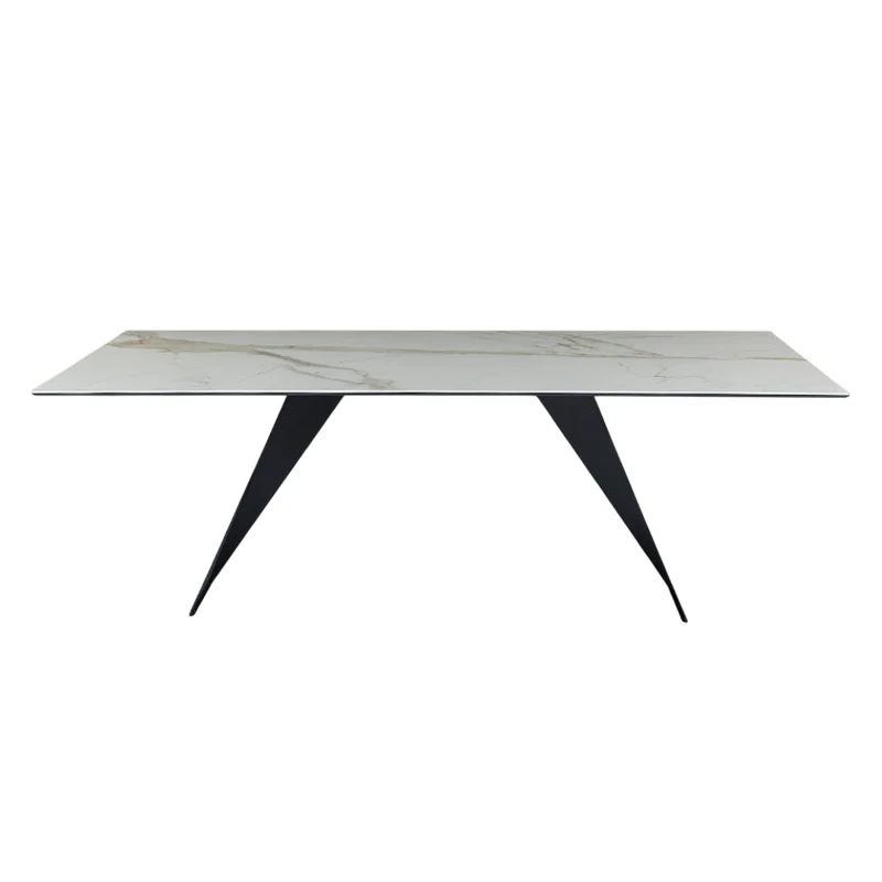 Table de salle à manger rectangulaire en céramique - Hugo