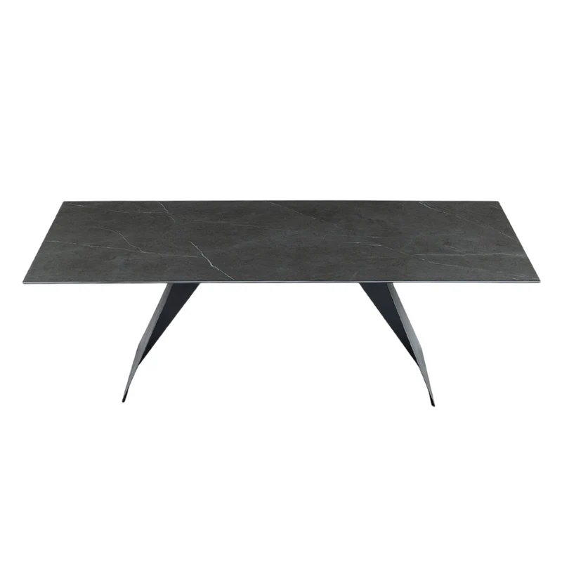 Table de salle à manger rectangulaire en céramique - Hugo