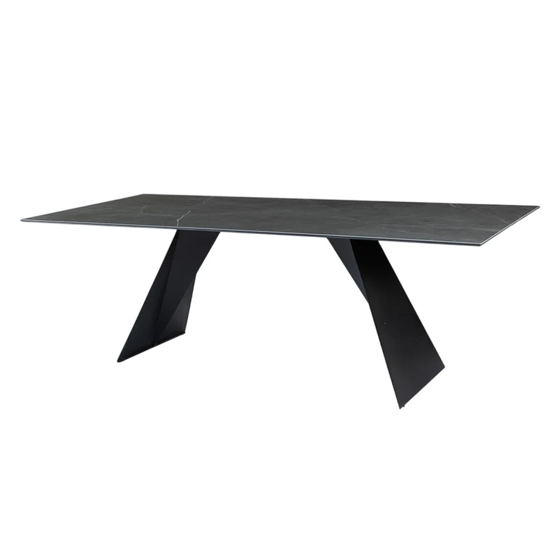 Table de salle à manger rectangulaire en céramique - Hugo
