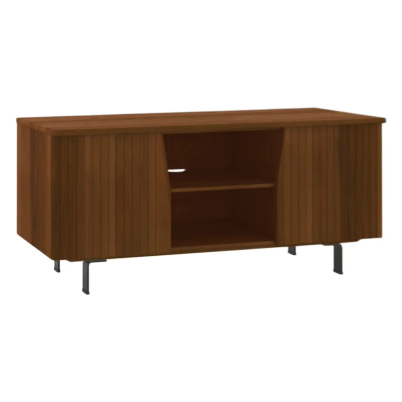 Buffet en bois de merisier et noyer avec 2 portes - Blind