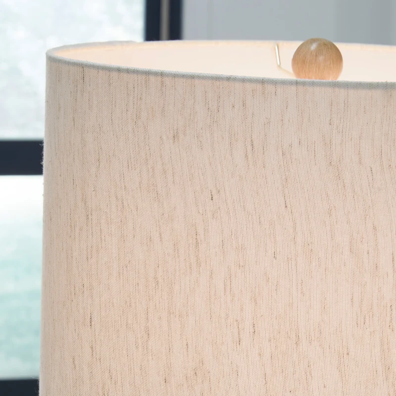 Ensemble de 2 lampes de table en rotin tressé naturel 23 po. - Orenman