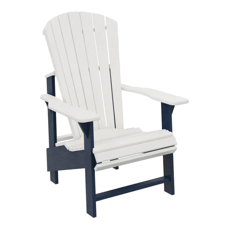 Chaise extérieure en plastique recyclé - Adirondack Verticale C03