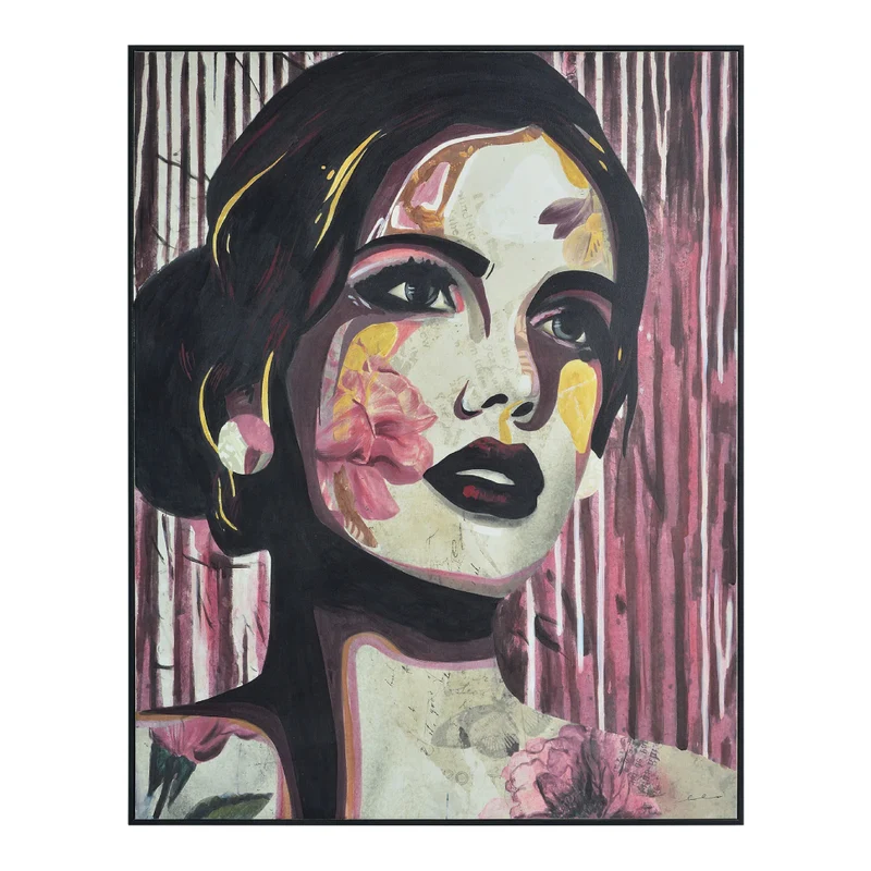Toile 40 x 50 po avec un cadre noir - Andretta