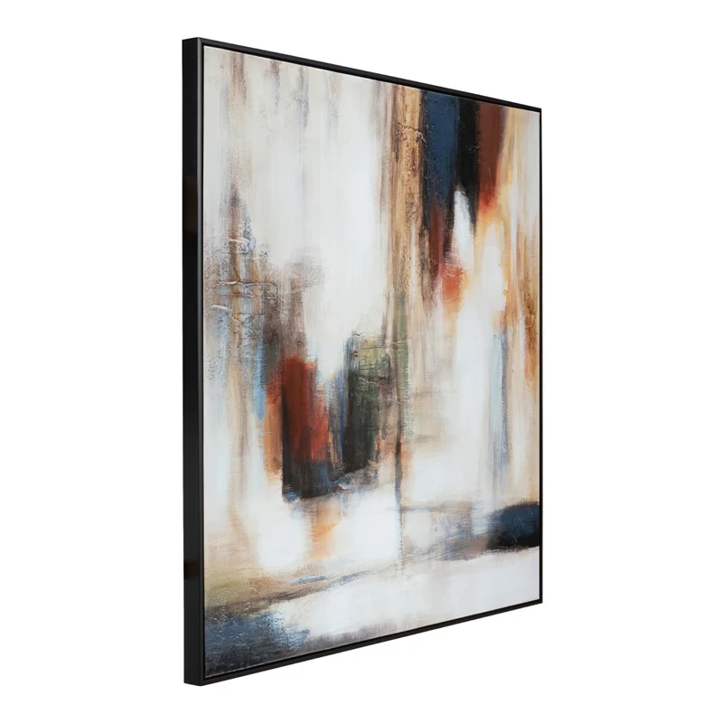 Toile 40 x 40 po avec un cadre noir - Pigeonford