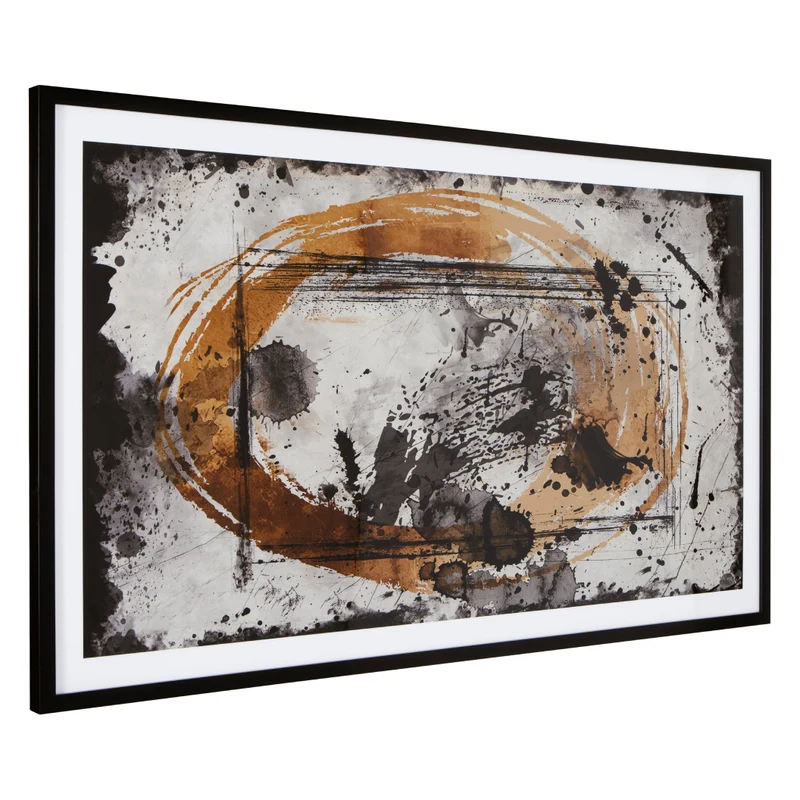 Toile 63 x 37 po avec un cadre noir - Clefting