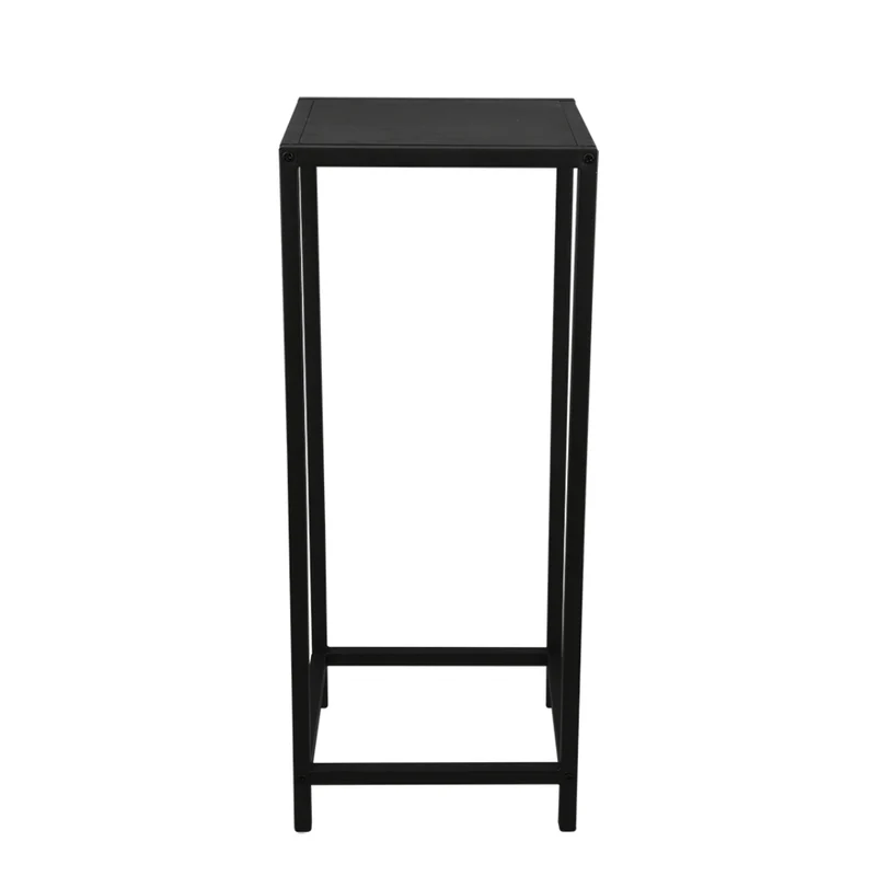 Table d'appoint en métal noir - Vera