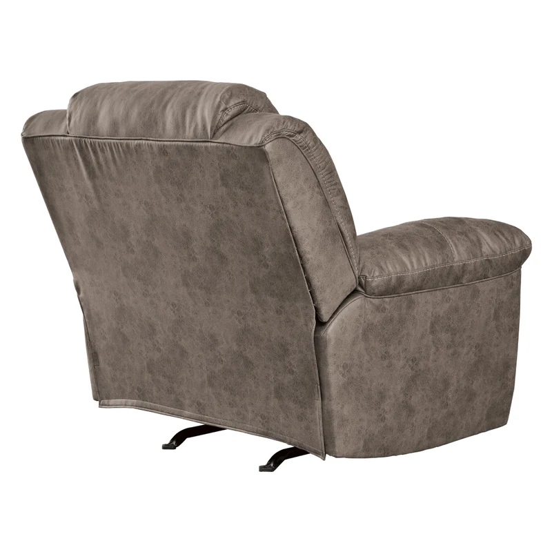 Fauteuil berçant et inclinable aspect cuir - Stoneland