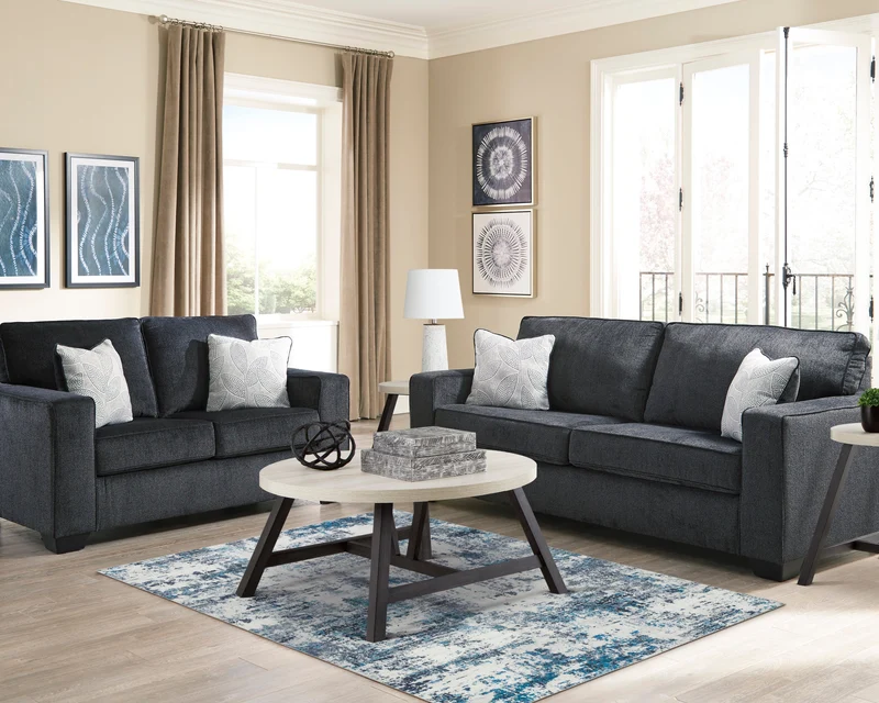 Sofa en tissu avec coussins - Altari