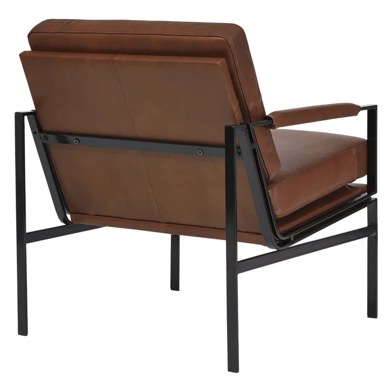 Chaise d'appoint en cuir - Puckman