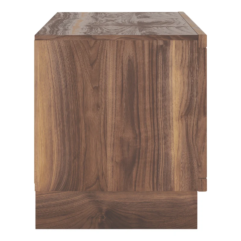 Meuble de télévision XL en bois/MDF brun avec 4 tiroirs - Zadilyn