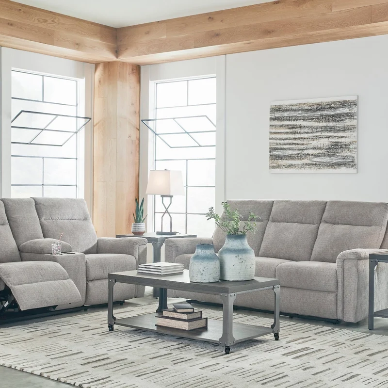Sofa inclinable motorisé en tissu - Barnsana